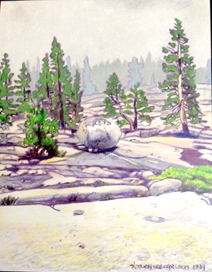 Yosemite Lone Boulder